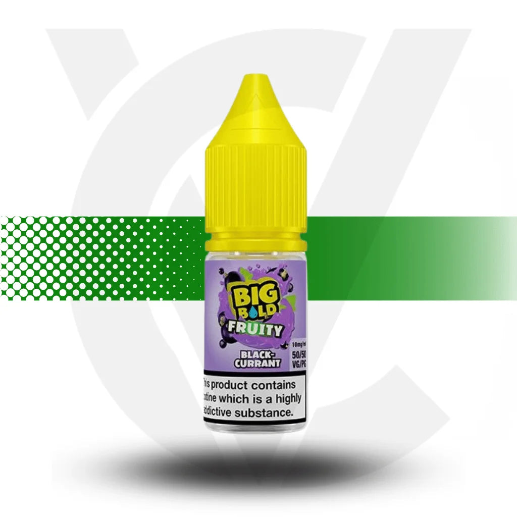 Big Bold Nicotine Salt -Liquid 10ml 10MG - Blackcurrant - Cloud Vapez UK