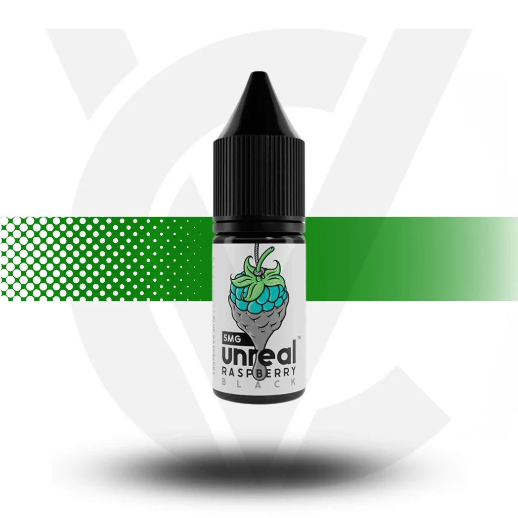 Unreal Raspberry Nicotine Salts E-Liquid 10ml 10MG - Blackcurrant Black - Cloud Vapez UK