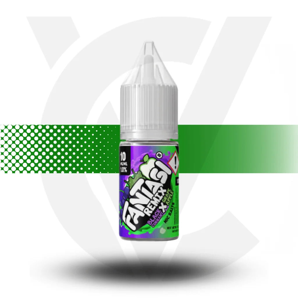 Fantasi Nicotine Salts E-Liquid 10ml 10MG - Blackcurrant X Green Apple Remix - Cloud Vapez UK