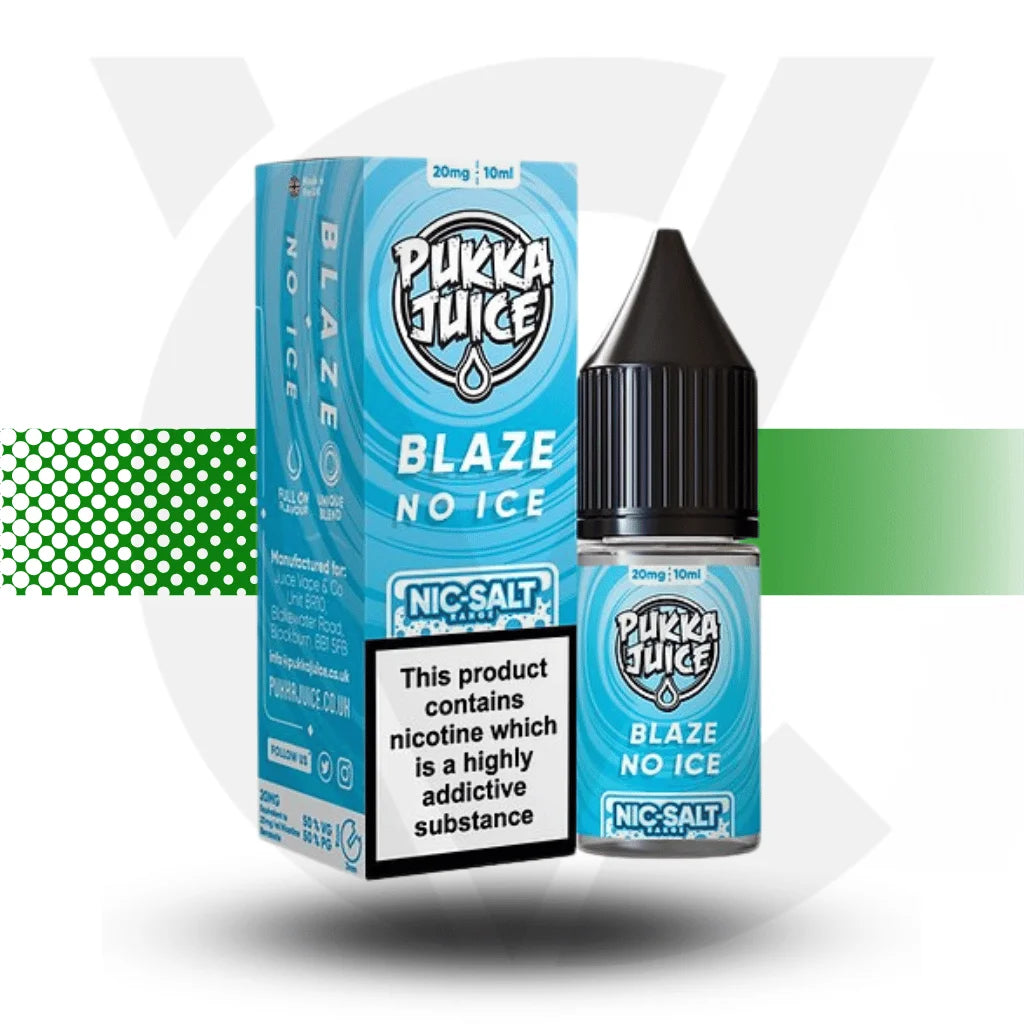 Pukka Juice Nicotine Salts E-Liquid 10ml 10MG - Blaze No Ice - Cloud Vapez UK