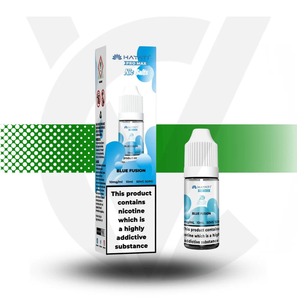 Hayati Pro Max Nic Salts E-Liquid 10ml 10MG - Blue Fusion - Cloud Vapez UK 