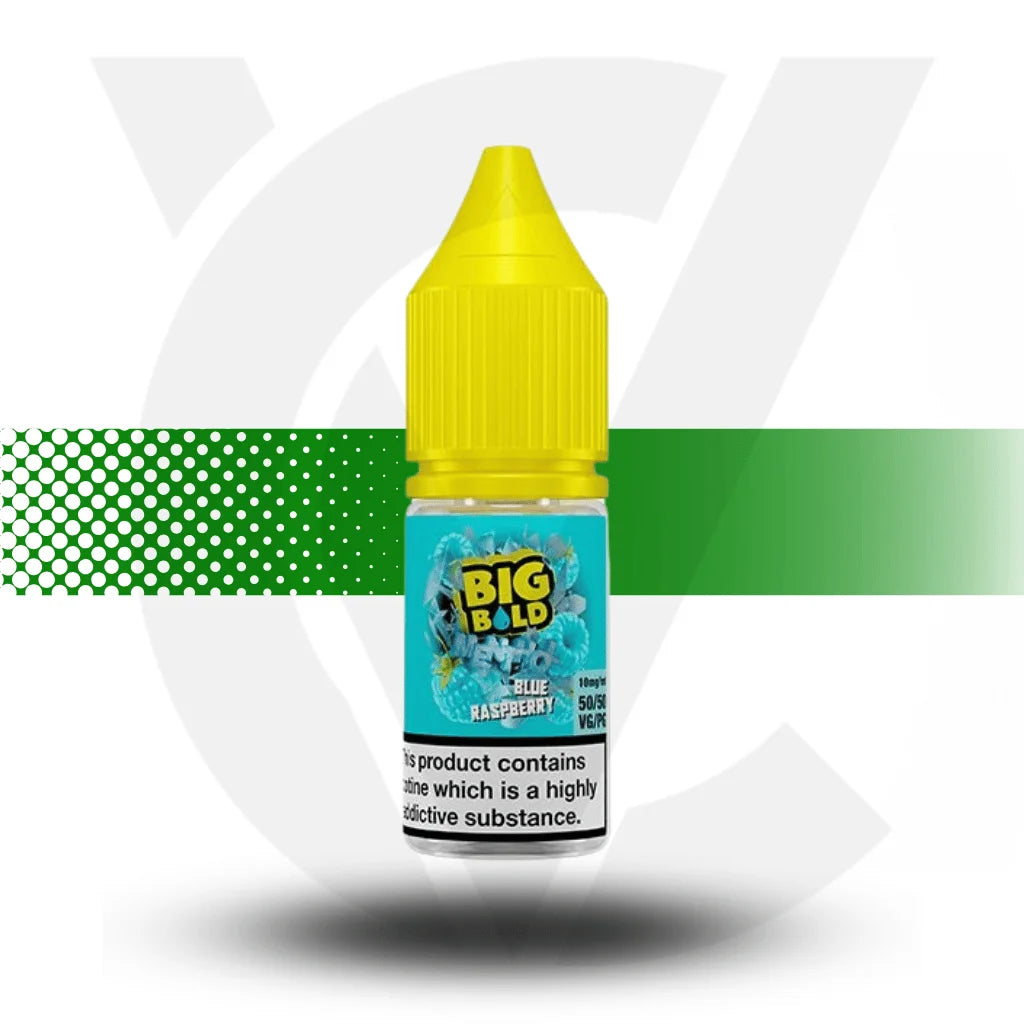 Big Bold Nicotine Salt -Liquid 10ml 10MG - Blue Raspberry - Cloud Vapez UK