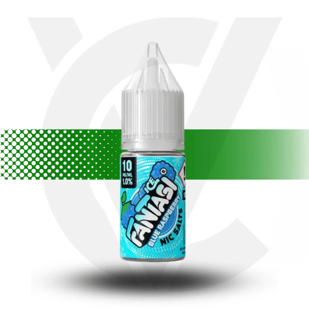 Fantasi Nicotine Salts E-Liquid 10ml 10MG - Blue Raspberry Ice - Cloud Vapez UK