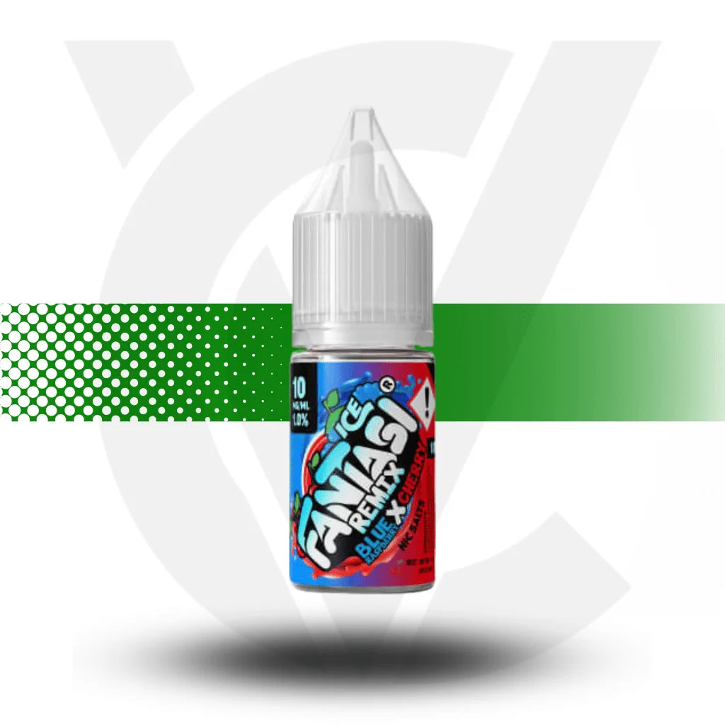 Fantasi Nicotine Salts E-Liquid 10ml 10MG - Blue Raspberry X Cherry - Cloud Vapez UK