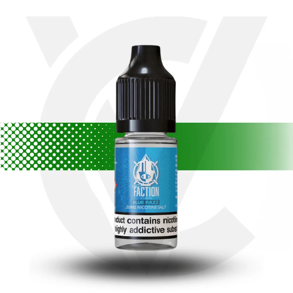 Faction Nicotine Salts E-Liquid 10ml 10MG - Blue Razz - Cloud Vapez UK