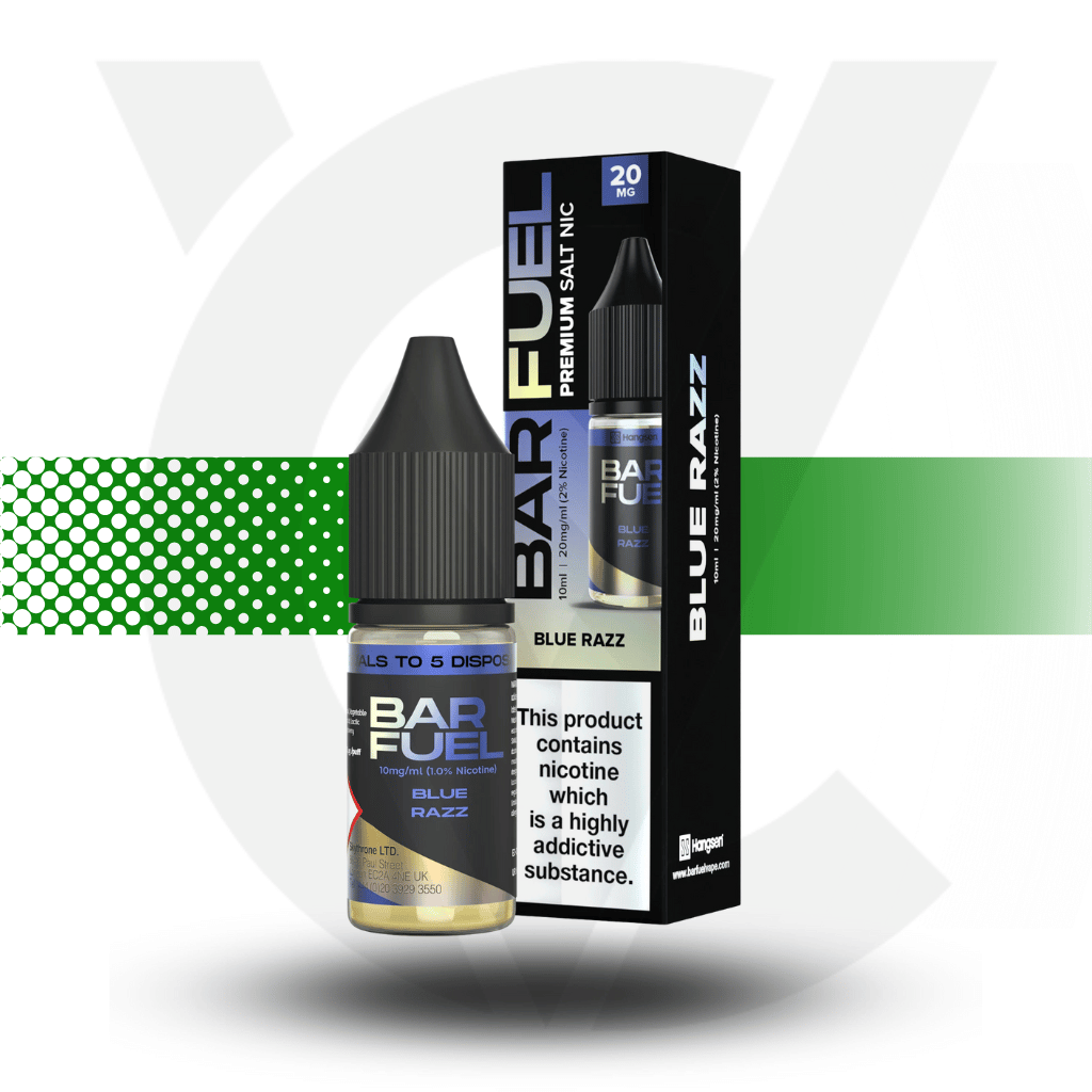 Hangsen Bar Fuel Nicotine Salt E-Liquid 10ml 20MG - Blue Razz - Cloud Vapez UK