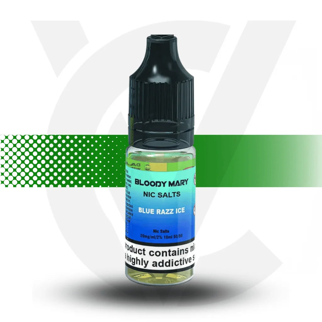 Bloody Mary Nic Salt E-Liquid 10MG 10ml - Blue Razz Ice - Cloud Vapez UK