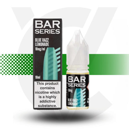 Bar Series Blue Razz Lemonade 10mg nic salt in a 10ml bottle - Cloud Vapez UK