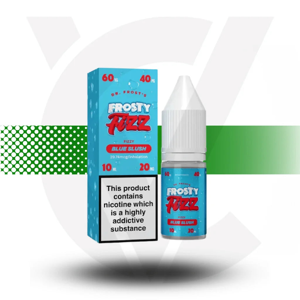 Dr Frost Nic Salt E-Liquid 10MG 10ml - Blue Slush Frosty Fizz - Cloud Vapez UK