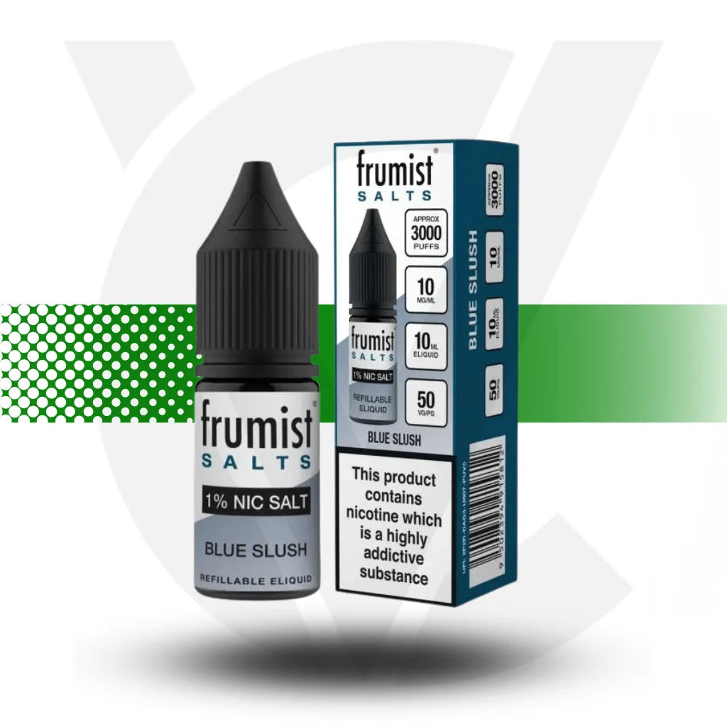 Frumist Nic Salt E-Liquid 10ml 10MG - Blue Slush - Cloud Vapez UK