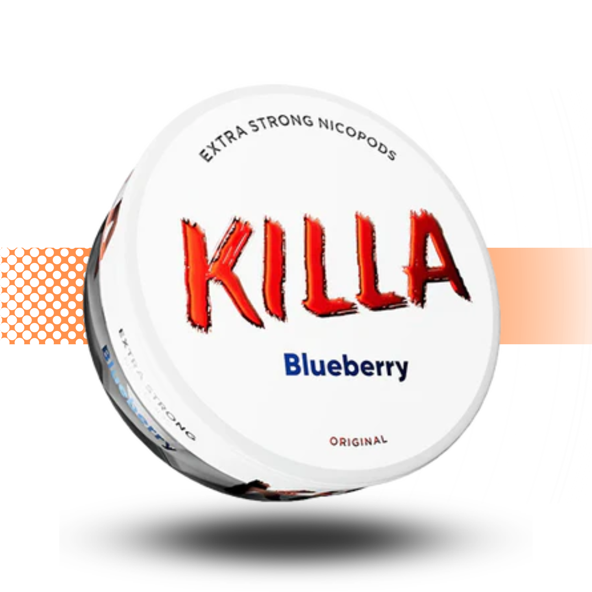 Killa Nicotine Pouches Snus No Tobacco Nicopods - Blueberry 13.2mg - Cloud Vapez UK