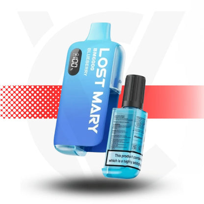 Lost Mary BM6000 Disposable Rechargeable Vape Kit  - Blueberry - Cloud Vapez UK