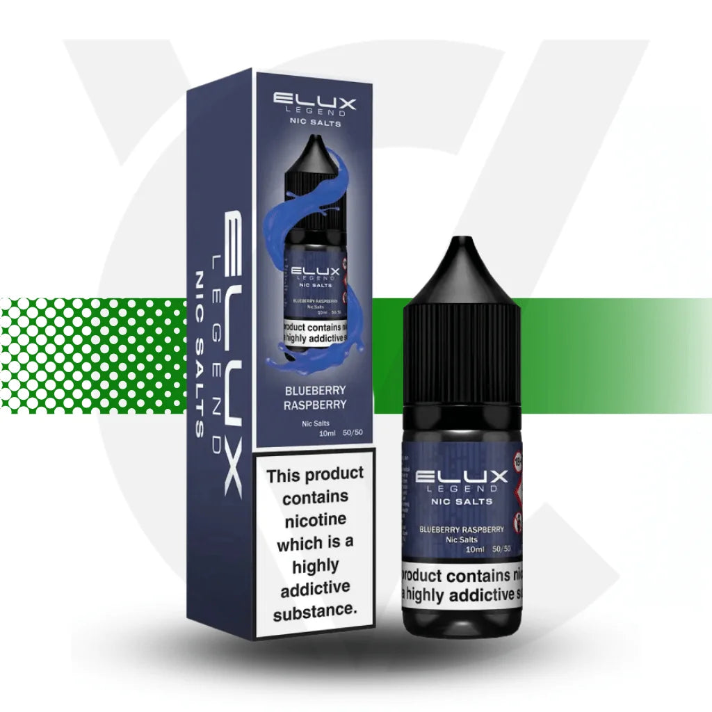 Elux Legend Nic Salt E-Liquid 10ml 10MG - Blueberry Raspberry - Cloud Vapez UK