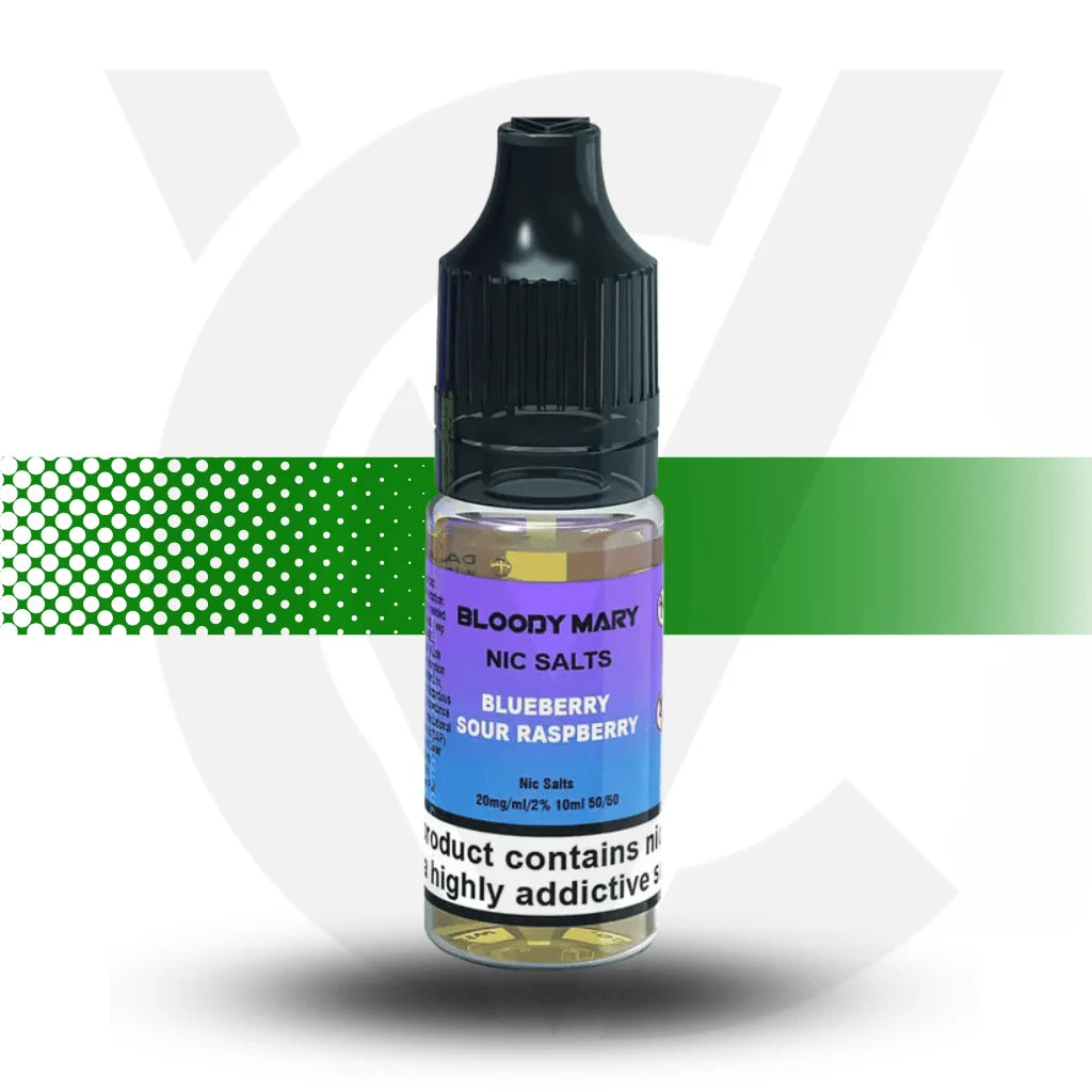 Bloody Mary Nic Salt E-Liquid 10MG 10ml - Blueberry Sour Raspberry - Cloud Vapez UK