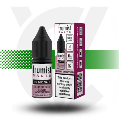 Frumist Nic Salt E-Liquid 10ml 10MG - Blueberry Sour Raspberry - Cloud Vapez UK