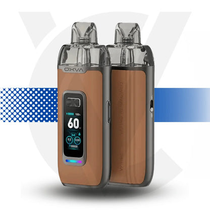 Oxva VPrime Vape Pod Kit - Brown Leather - Cloud Vapez UK