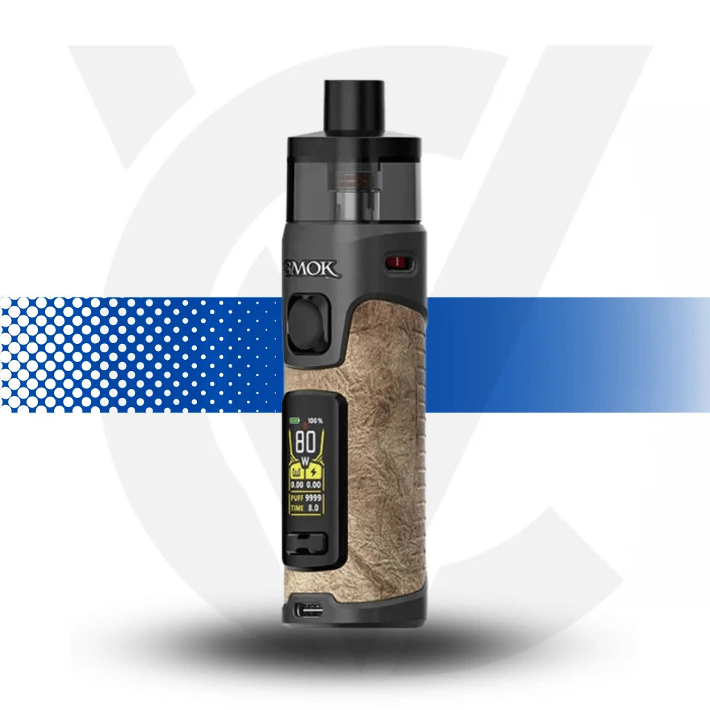 Smok RPM5 Vape Pod Mod Kit - Brown Leather - Cloud Vapez UK