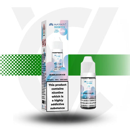 Hayati Pro Max Nic Salts E-Liquid 10ml 10MG - Bubblegum Ice - Cloud Vapez UK 