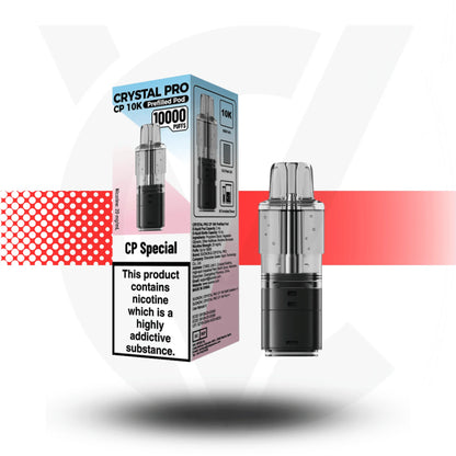 Crystal Pro CP 10K Replacement Prefilled Pods