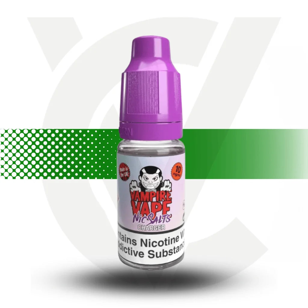 Vampire Vape Nicotine Salt E-Liquid 10ml 10MG - Charger - Cloud Vapez UK