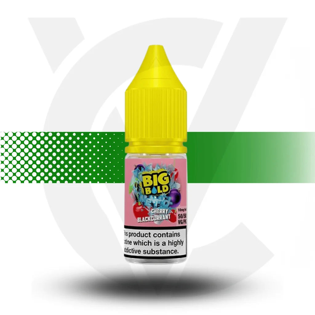 Big Bold Nicotine Salt -Liquid 10ml 10MG - Cherry Blackcurrant - Cloud Vapez UK