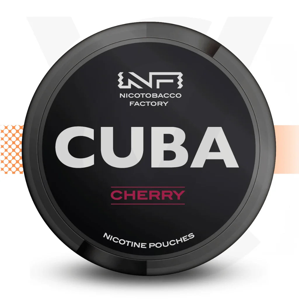 Cuba Black Nicotine Pouches Snus No Tobacco Nicopods - Cherry - Cloud Vapez UK