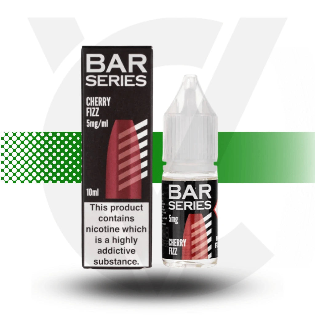 Bar Series Cherry Fizz 10mg Nic Salt in a 10ml bottle - Cloud Vapez UK