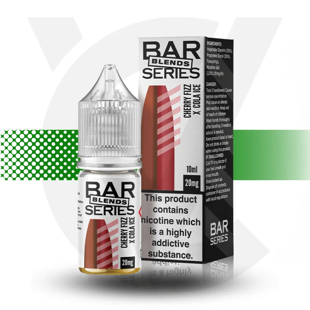 Cherry Fizz X Cola Ice Bar Series Blends - Nic Salt 10mg 10ml - Cloud Vapez UK