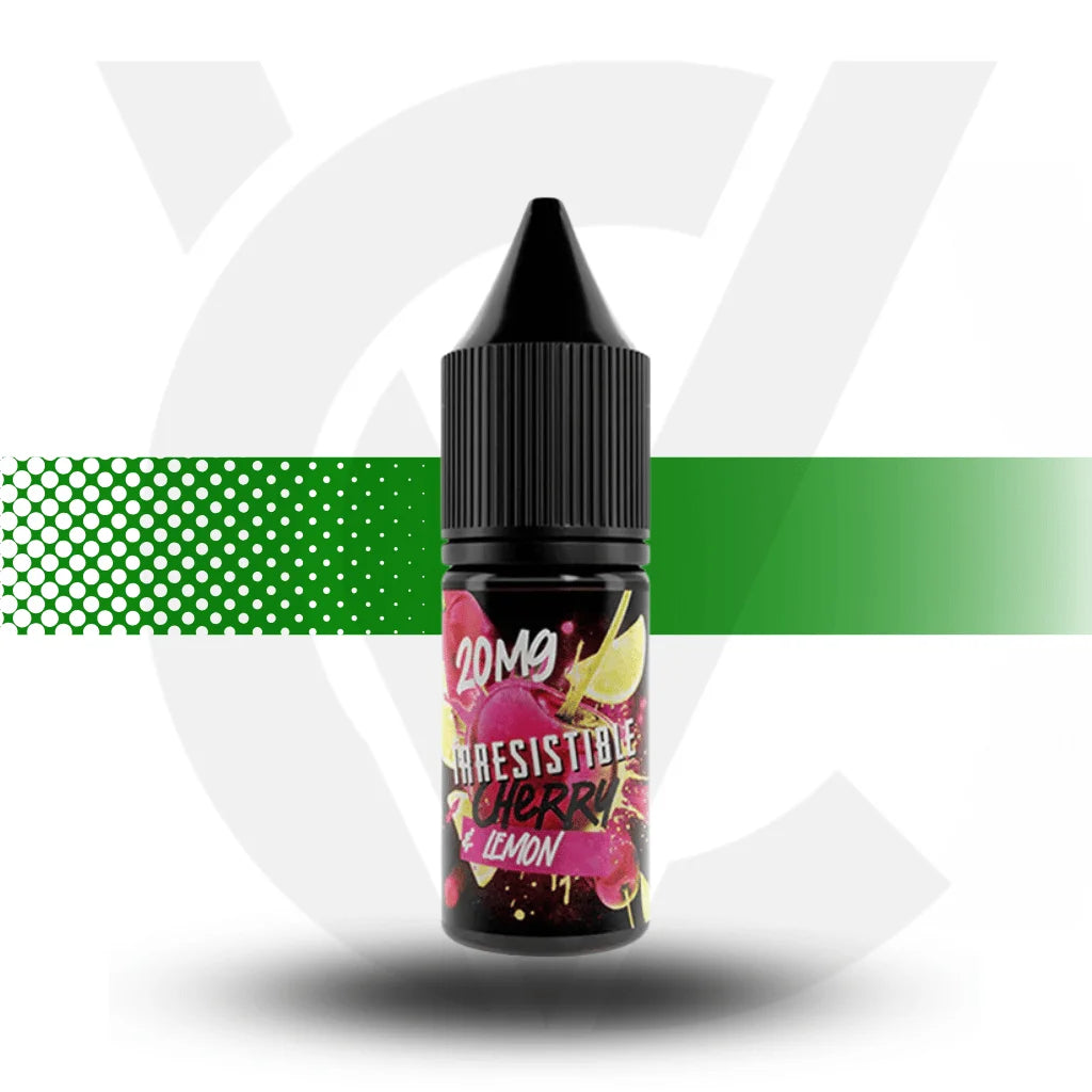 Irresistible Cherry Nicotine Salts E-Liquid 10ml 20MG - Cherry Lemon - Cloud Vapez UK