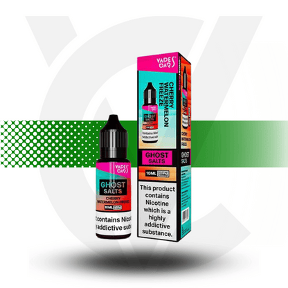 Cherry Watermelon Freeze Vapes Bars Ghost Salt - Nic Salt 10MG 10ml - Cloud Vapez UK