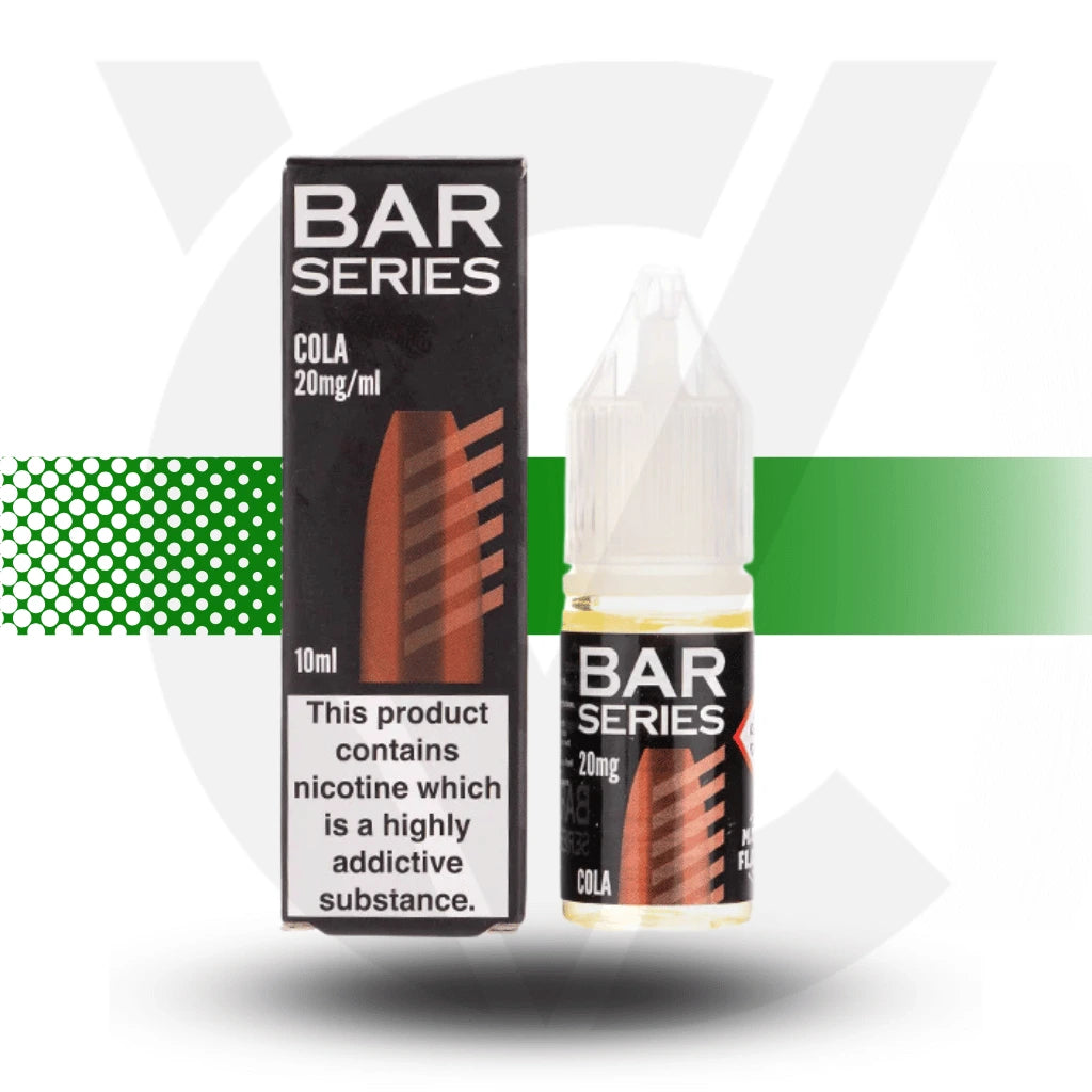 Bar Series Cola 10mg Nic Salt in a 10ml bottle - Cloud Vapez UK