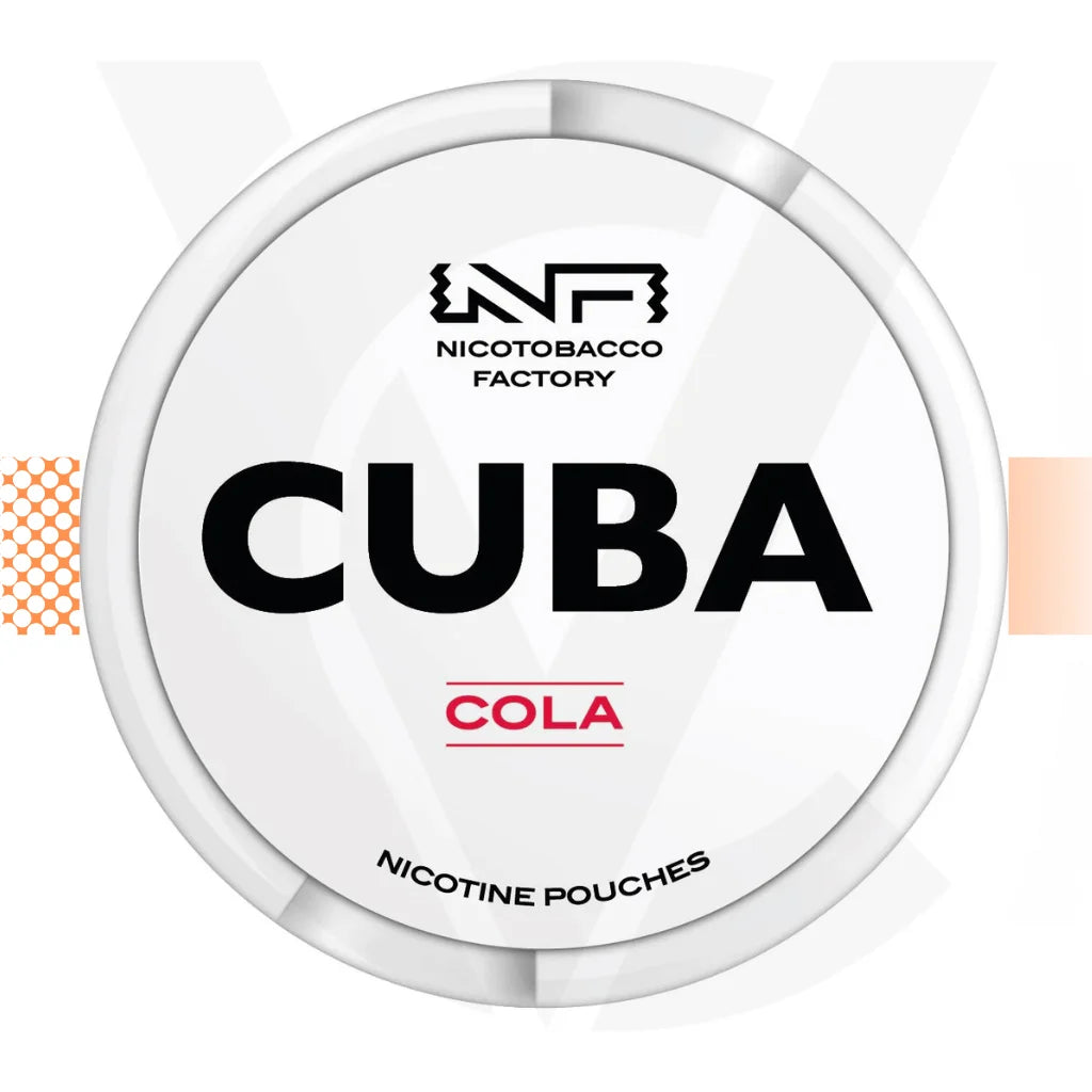 Cuba White 25mg Nicotine Pouches Snus No Tobacco Nicopods - Cola - Cloud Vapez UK