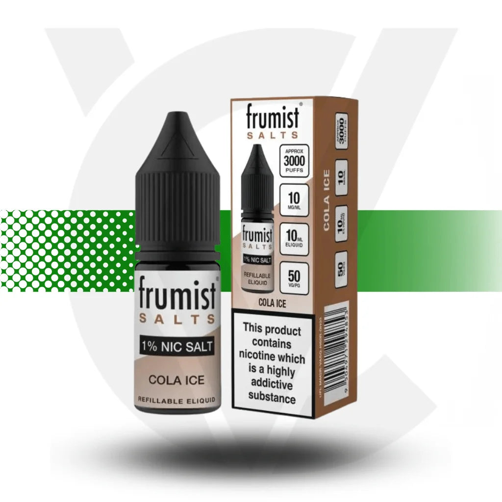 Frumist Nic Salt E-Liquid 10ml 10MG - Cola Ice - Cloud Vapez UK