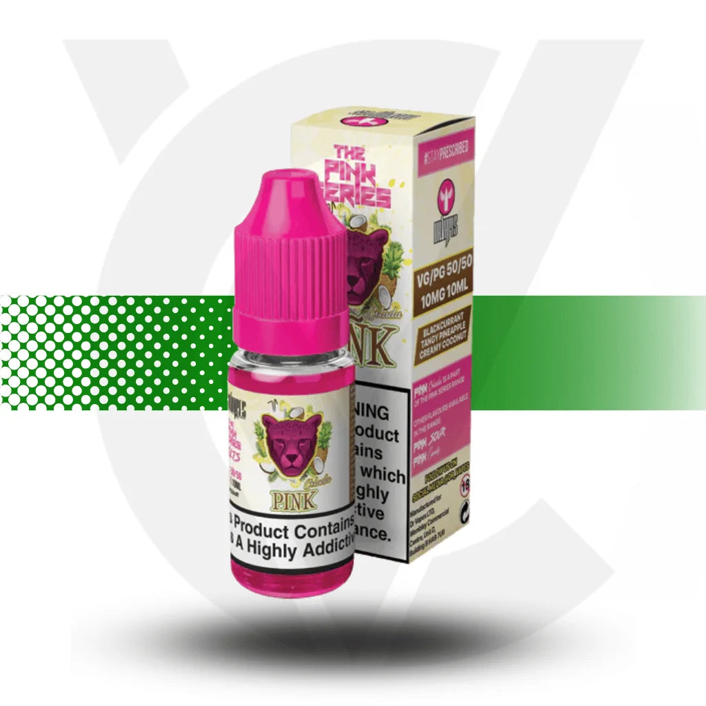 Dr Vapes Pink Series Nic Salt E-Liquid 10ml 10MG - Colada - Cloud Vapez UK