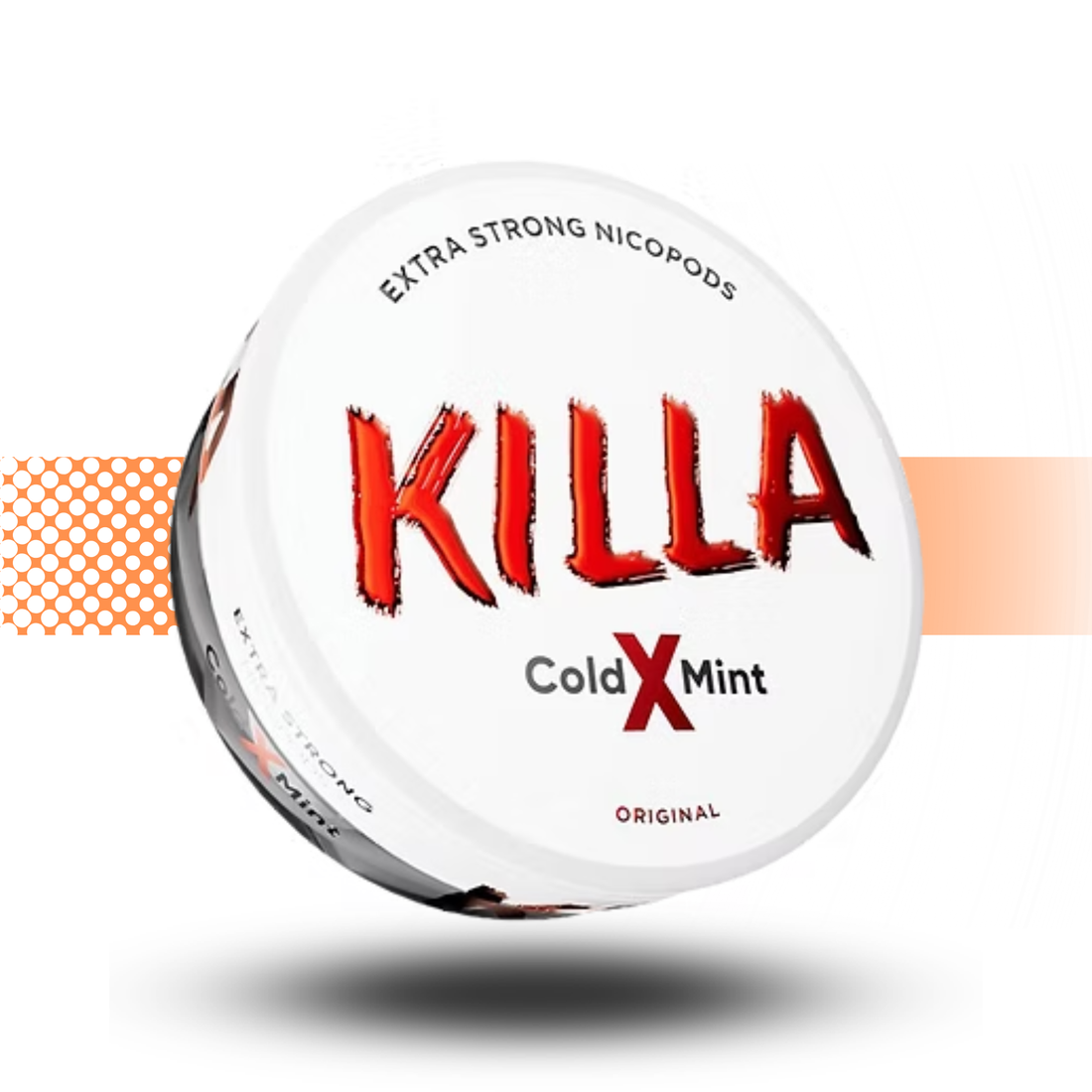 Killa Nicotine Pouches Snus No Tobacco Nicopods - Cold X Mint 13.2mg - Cloud Vapez UK