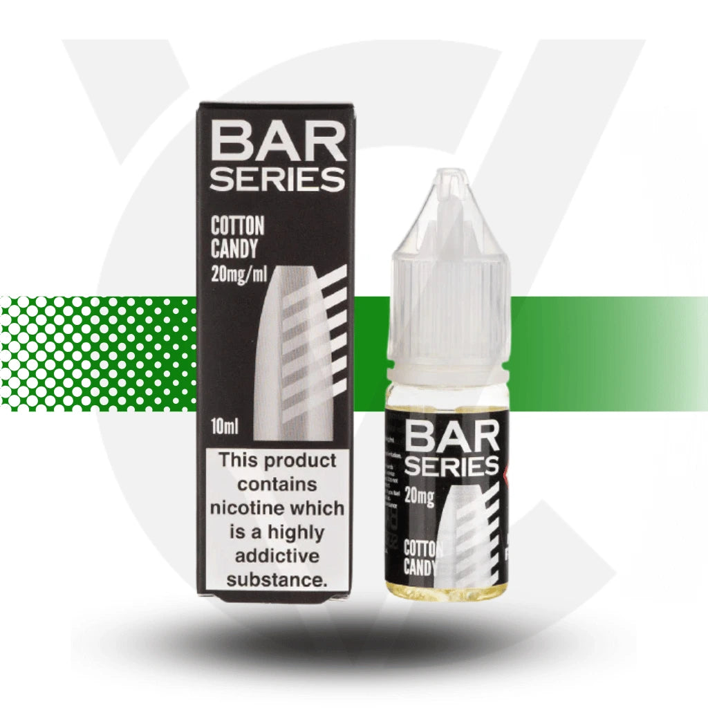 Bar Series Cotton Candy 10mg Nic Salt in a 10ml bottle - Cloud Vapez UK