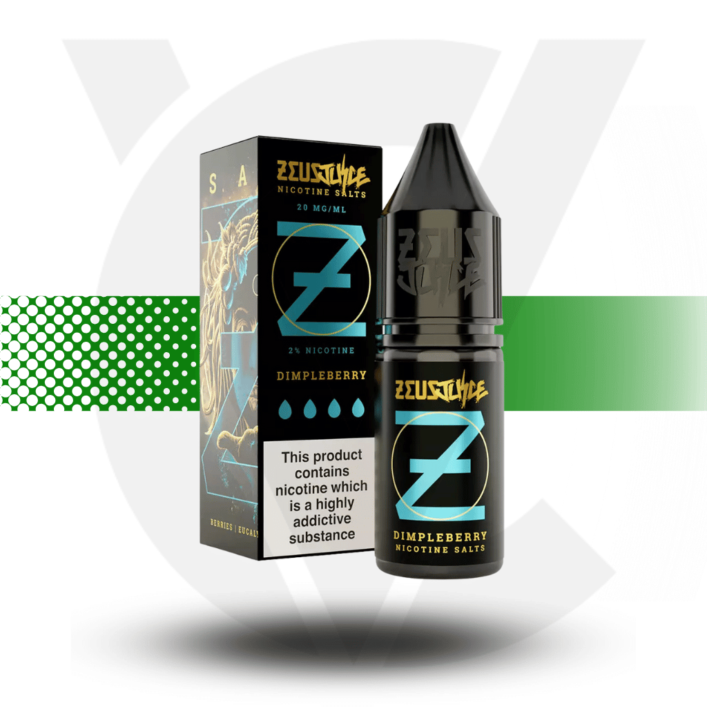 Zeus Juice Nicotine Salts E-Liquid 10ml 10MG - Dimpleberry - Cloud Vapez UK