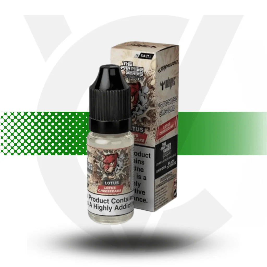 Dr Vapes Dessert Series Nic Salt E-Liquid 10ml 10MG - Lotus Cheesecake - Cloud Vapez UK