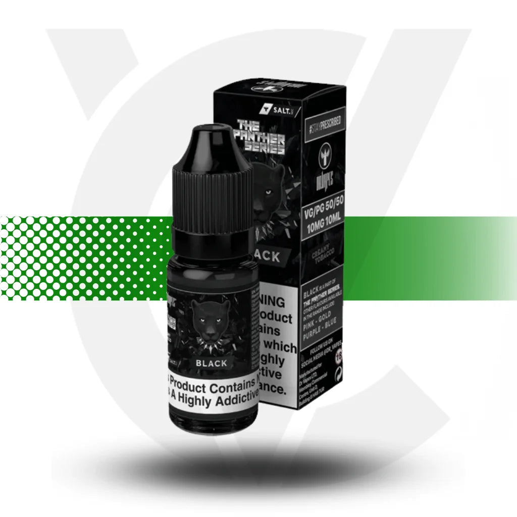 Dr Vapes Panther Series Nic Salt E-Liquid 10ml 10MG - Black - Cloud Vapez UK