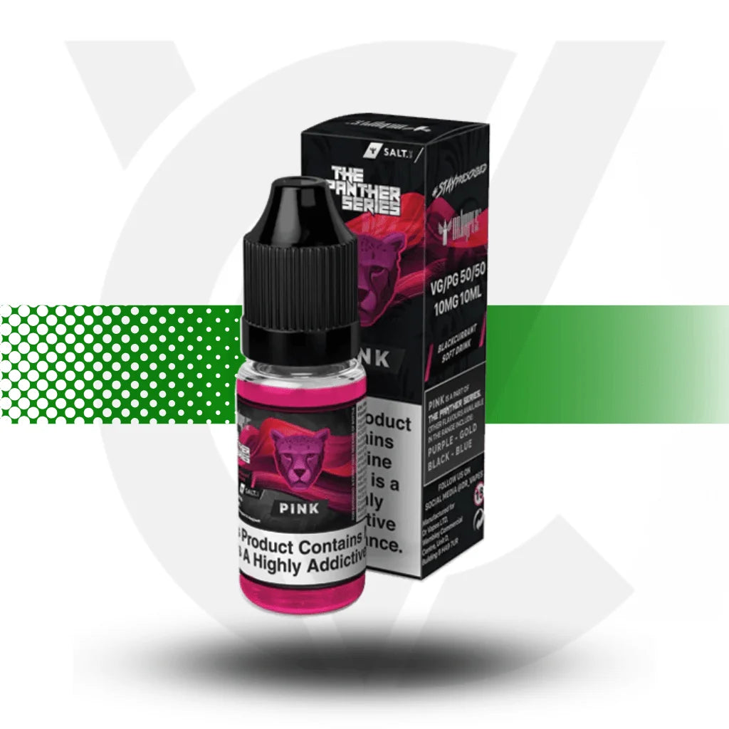 Dr Vapes Panther Series Nic Salt E-Liquid 10ml 10MG - Pink - Cloud Vapez UK