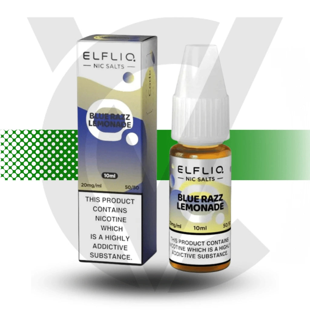 Elfliq Blue Razz Lemonade 20mg Nic Salt in 10ml - Cloud Vapez UK