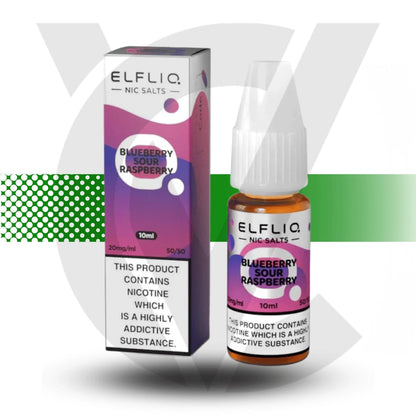 Elfliq Blueberry Sour Raspberry 20mg Nic Salt in 10ml - Cloud Vapez UK