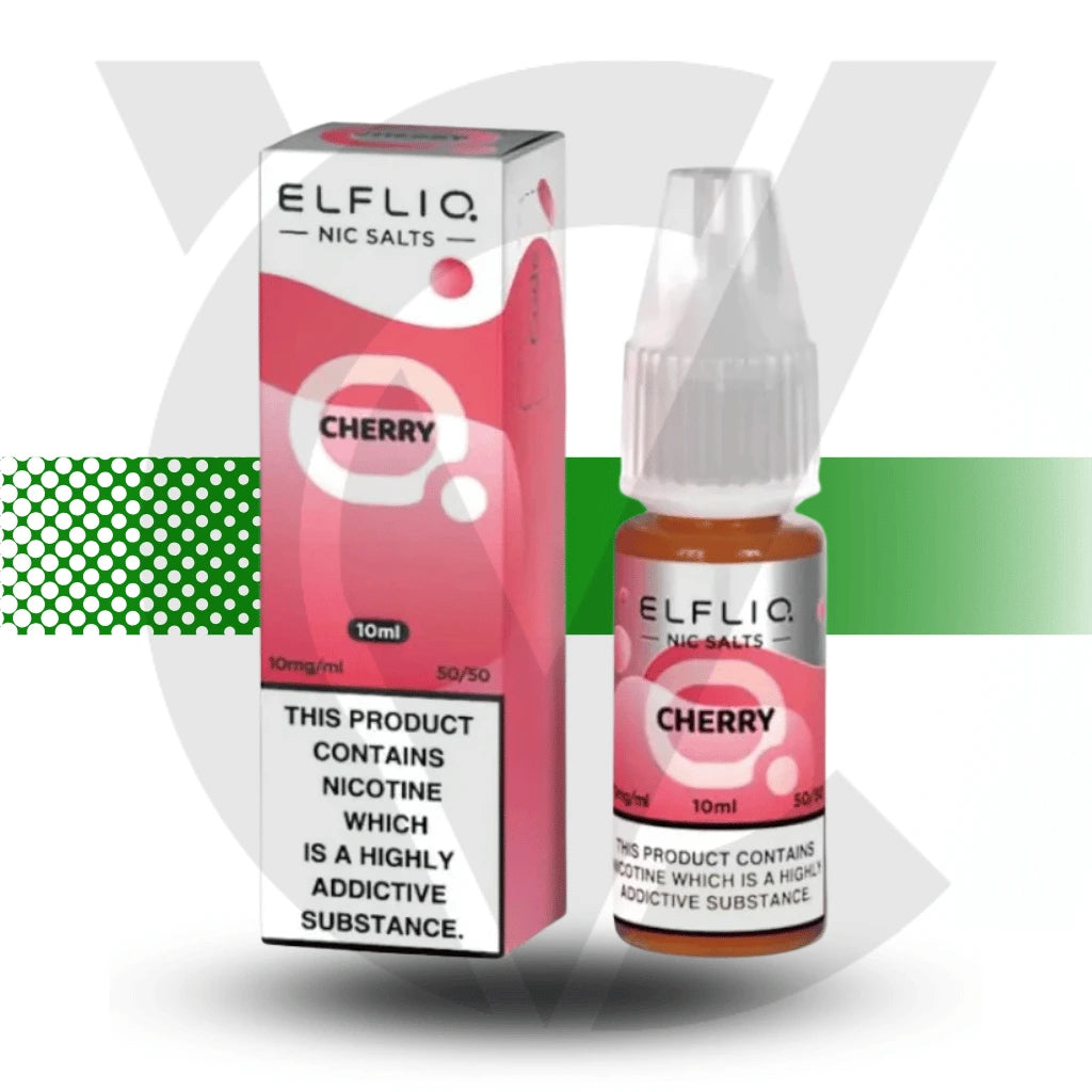 Elfliq Cherry 20mg Nic Salt in 10ml - Cloud Vapez UK