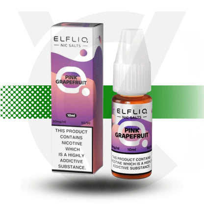 Elfliq Pink Grapefruit 20mg Nic Salt in 10ml - Cloud Vapez UK