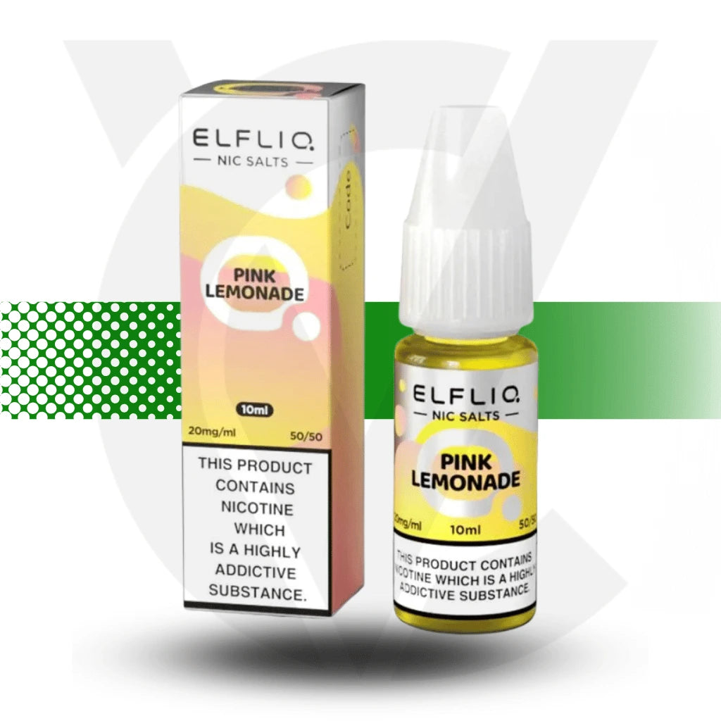 Elfliq Pink Lemonade 20mg Nic Salt in 10ml - Cloud Vapez UK