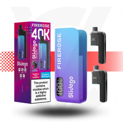 Firerose Slidego 40K Puffs Prefilled Pod Kit by Elux