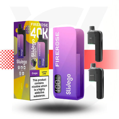 Firerose Slidego 40K Puffs Prefilled Pod Kit by Elux