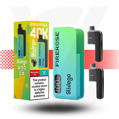 Firerose Slidego 40K Puffs Prefilled Pod Kit by Elux