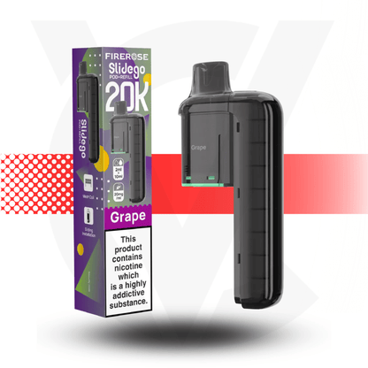 Firerose Slidego 20K Puffs Prefilled Pods by Elux