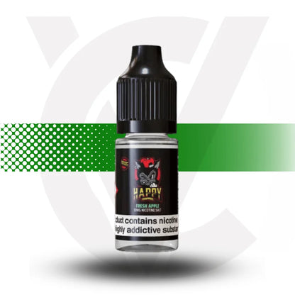 Happy Chappies Nicotine Salt E-Liquid 10ml 10MG - Fresh Apple - Cloud Vapez UK